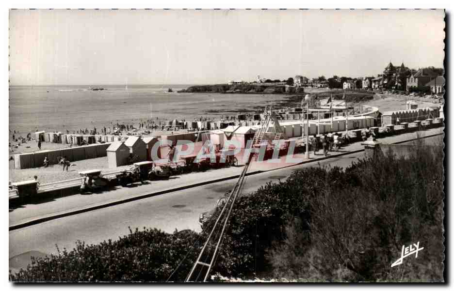 Croix-de-Vie — La Plage et route de la Corniche — JELY
