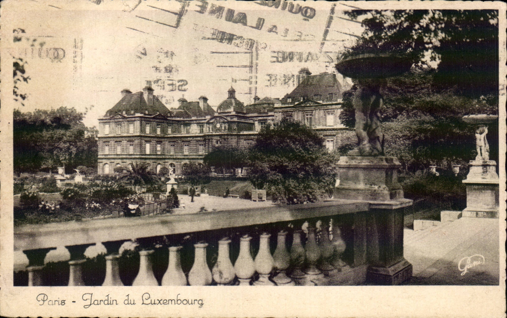 Paris CPA Jardin du Luxembourg