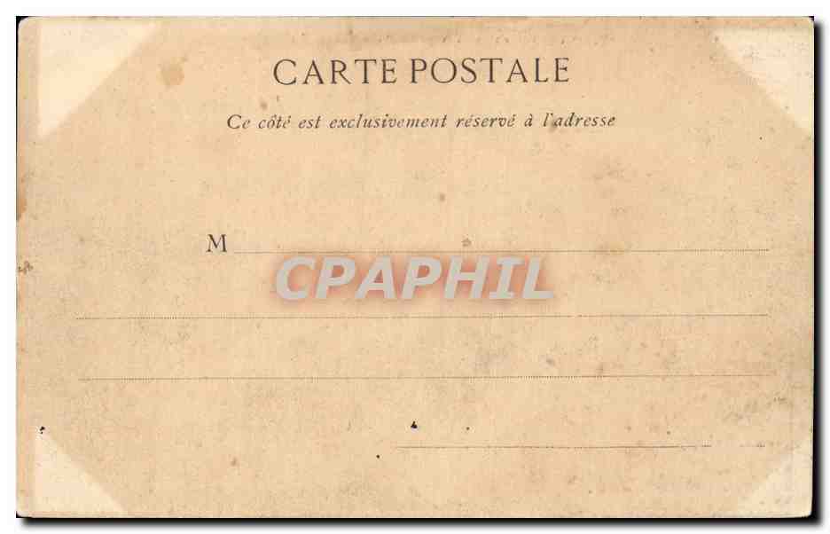 Paris CPA Le jardin et le palais des Tuileries — Rückseite