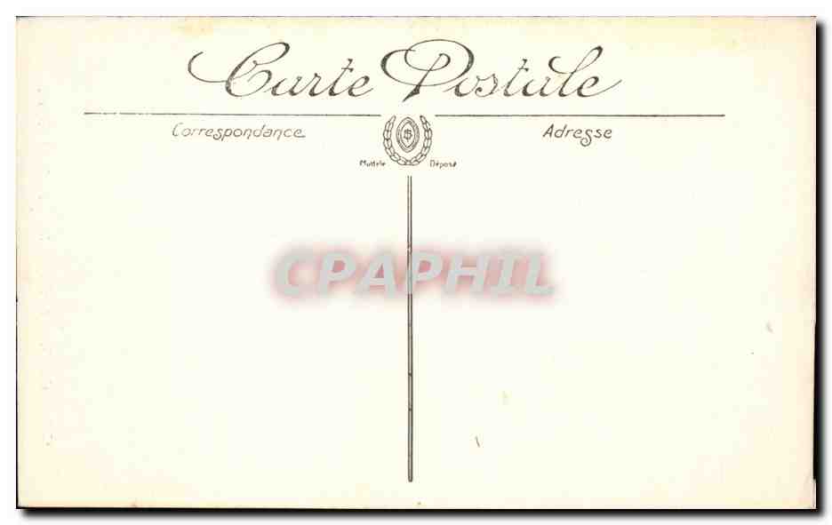 CPA Strasbourg La cathedrale le portail — Verso