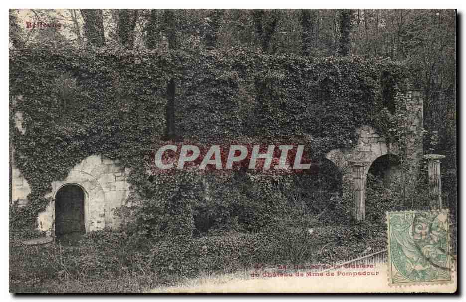Bellevue Meudon CPA Les ruines de la Glaciere du chateau de Mme de Pompadour