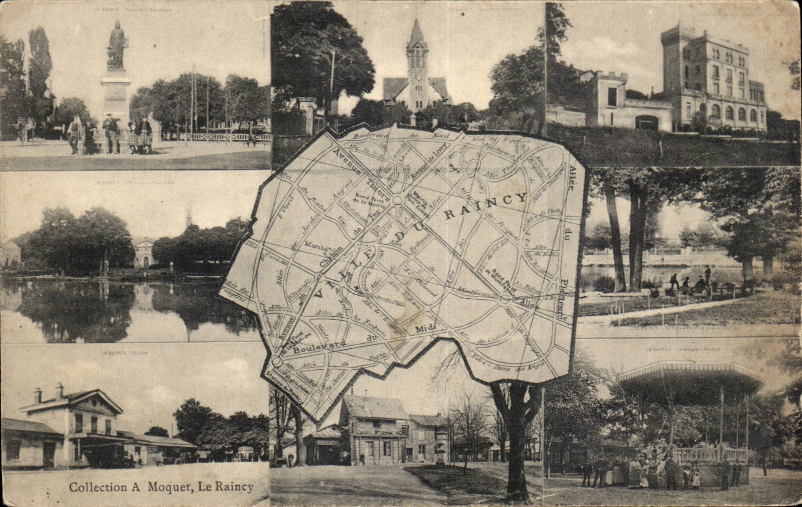 CPA Plan du Raincy