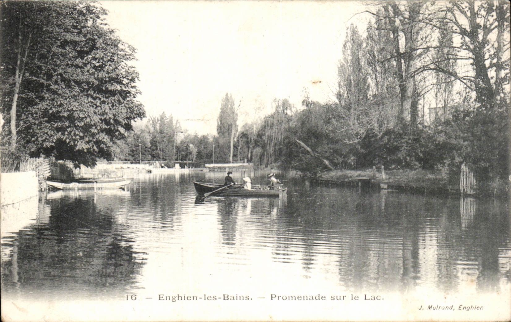 Enghien-les-Bains — Promenade sur le Lac — J. Mulrand, Enghien