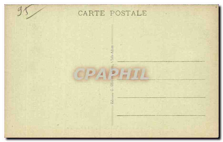 CPA Isle Adam La plage La Potiniere — Rückseite