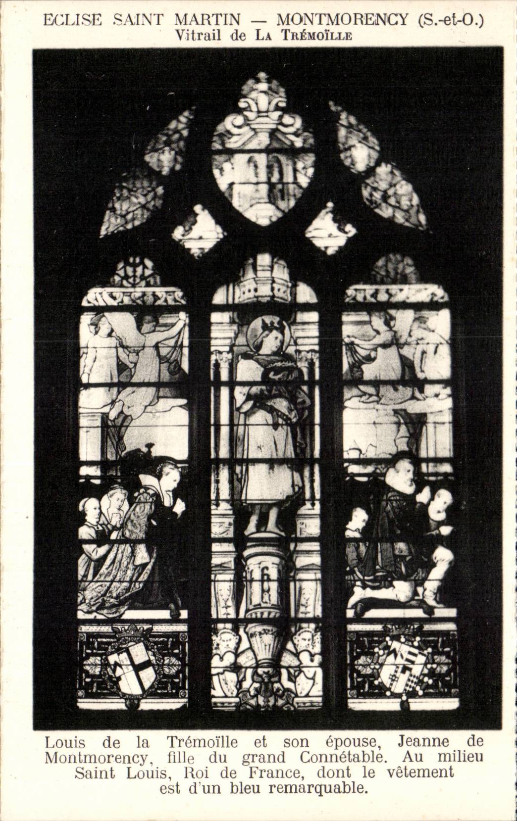 Église Saint Martin — Montmorency (S.-et-O.) — Vitrail de La Trémoille