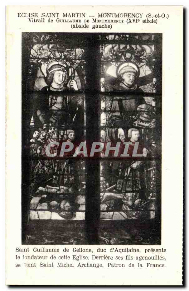 Sint-Maartenskerk — Montmorency (S.-et-O.) — Glas-inrichting van Willem van Gellone (16e eeuw)