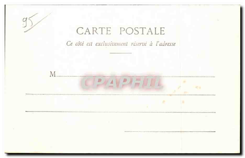 CPA Chateau de Vigny La cour d'honneur ( Cote Ouest )  — Back