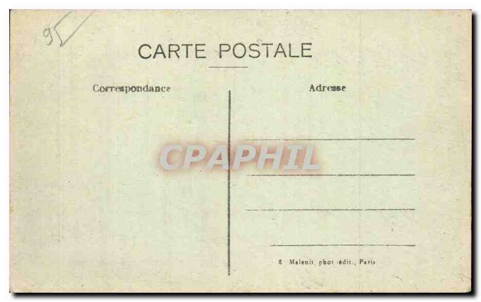 Montmorency — Parc de l'Hôtel de Ville — Le Cèdre du Liban — E.M. n°3392 — Verso