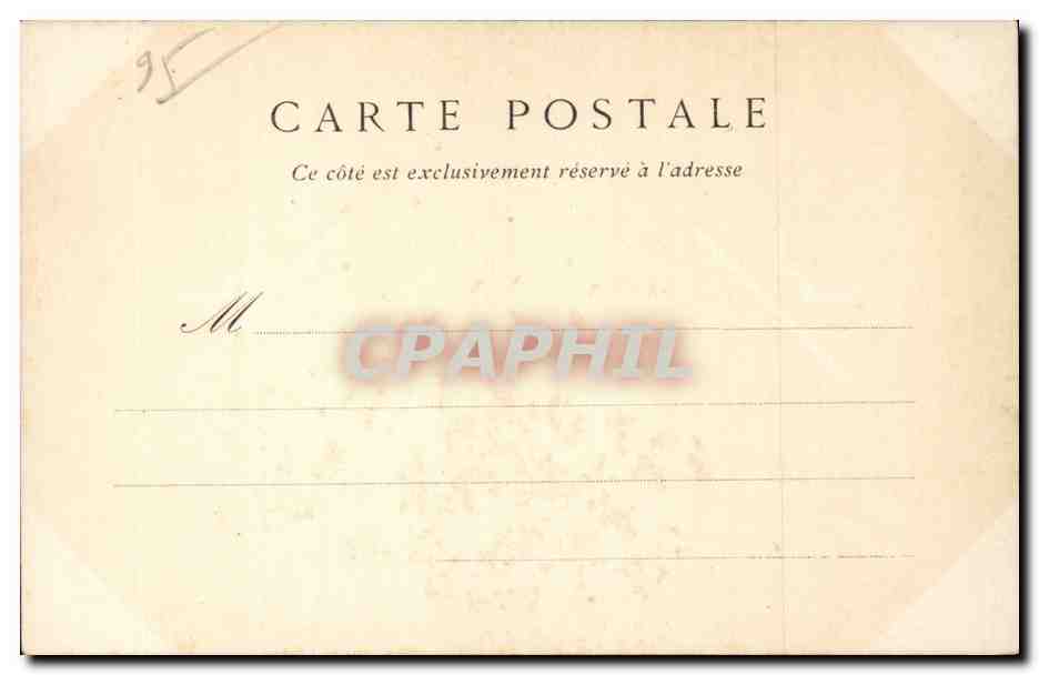 CPA Chateau de la Roche Guyon L'entree principale — Back