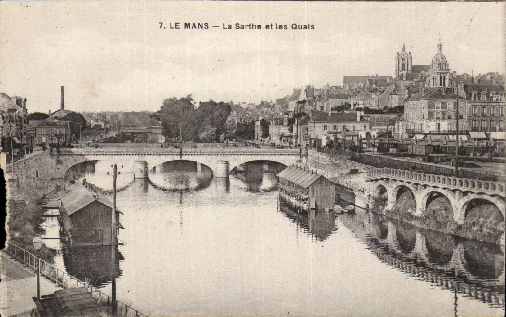 CPA Le Mans La Sarthe et les quais