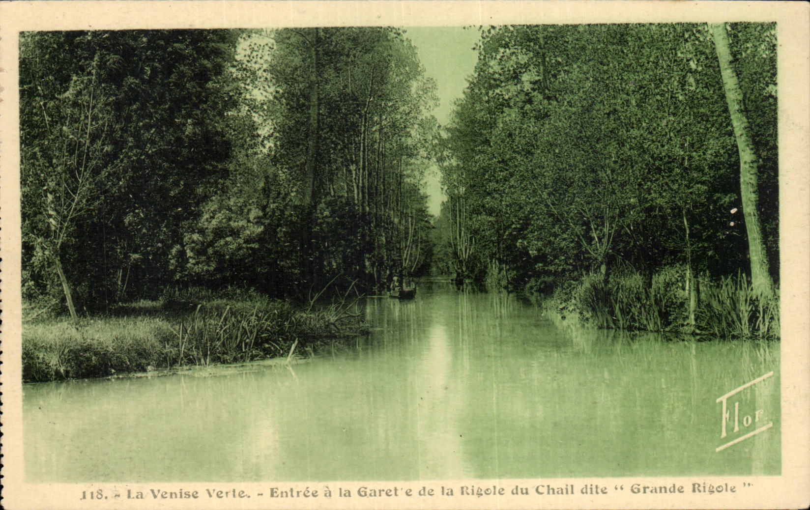CPA La Venise verte Entree a la Garette de la Rigole du Chail dite Grande rigole