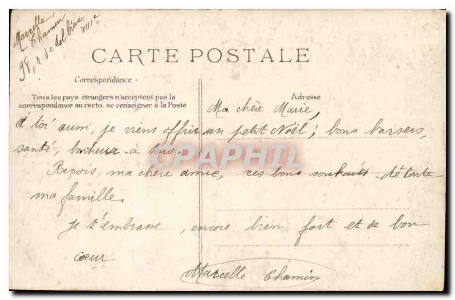 CPA Paris Notre DAme — Rückseite
