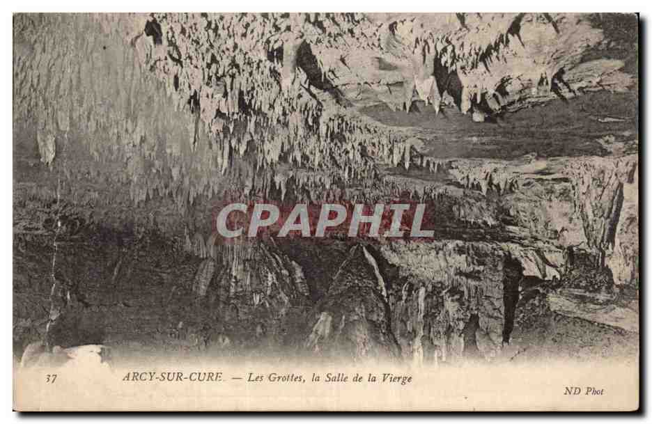 Arcy-sur-Cure — Les Grottes, la Salle de la Vierge — ND Phot
