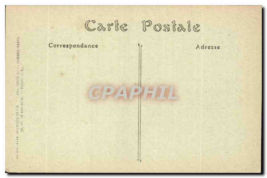 CPA Laon Les remparts et la promenade du Nord — Rückseite