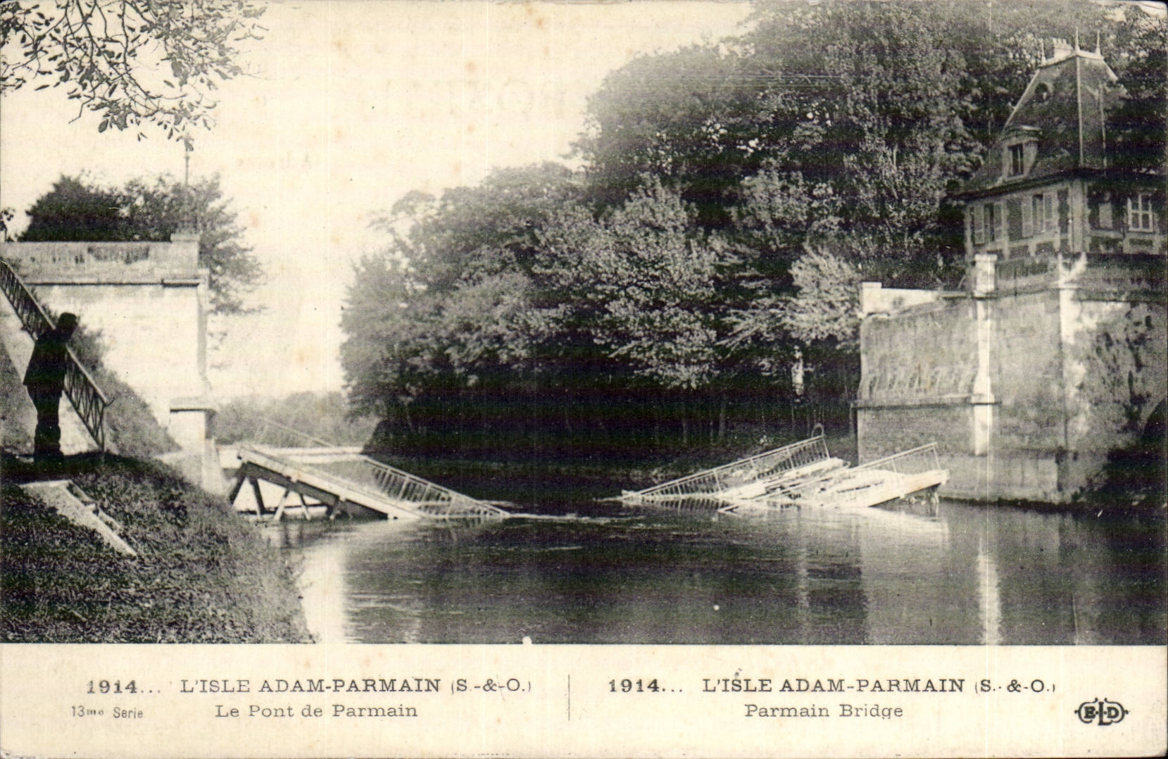 L'Isle-Adam-Parmain — Le Pont de Parmain — S.&-O. 13me Série