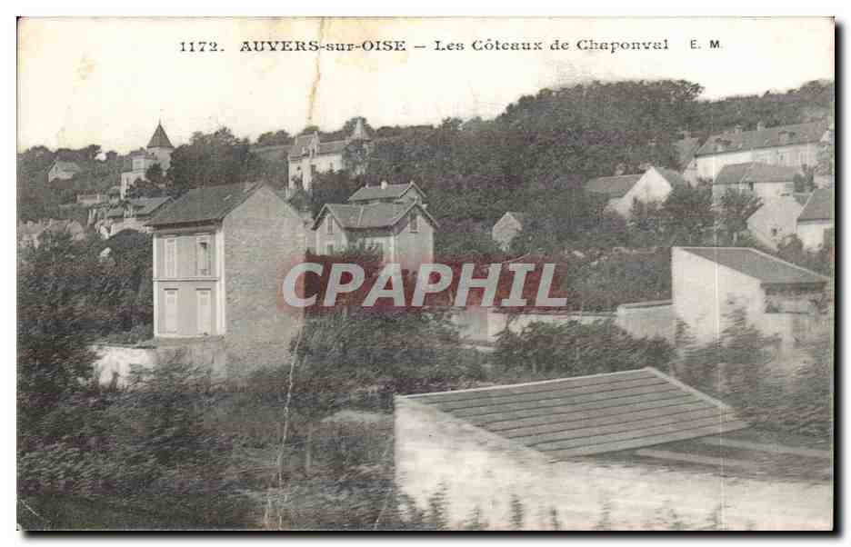 CPA Auvers sur Oise Les coteaux de Chaponval