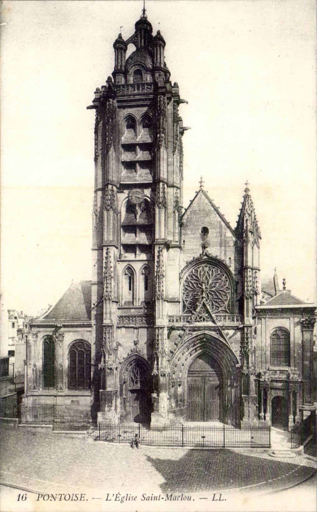 CPA Pontoise Eglise Saint Maclou