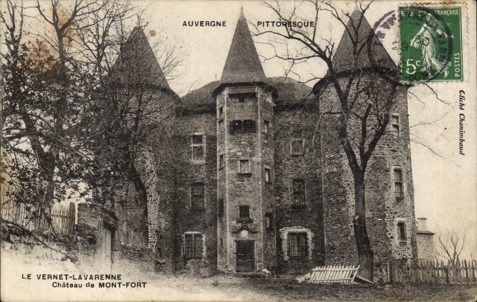 CPA Le Vernet Lavarenne Chateau de Mont Fort