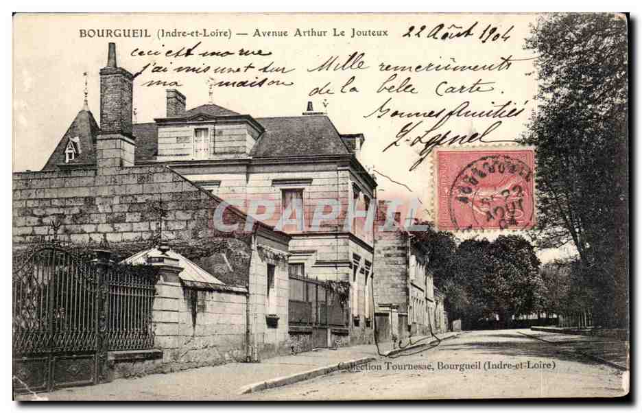 Bourgeuil CPA Aveue Arthur Le Jouteux