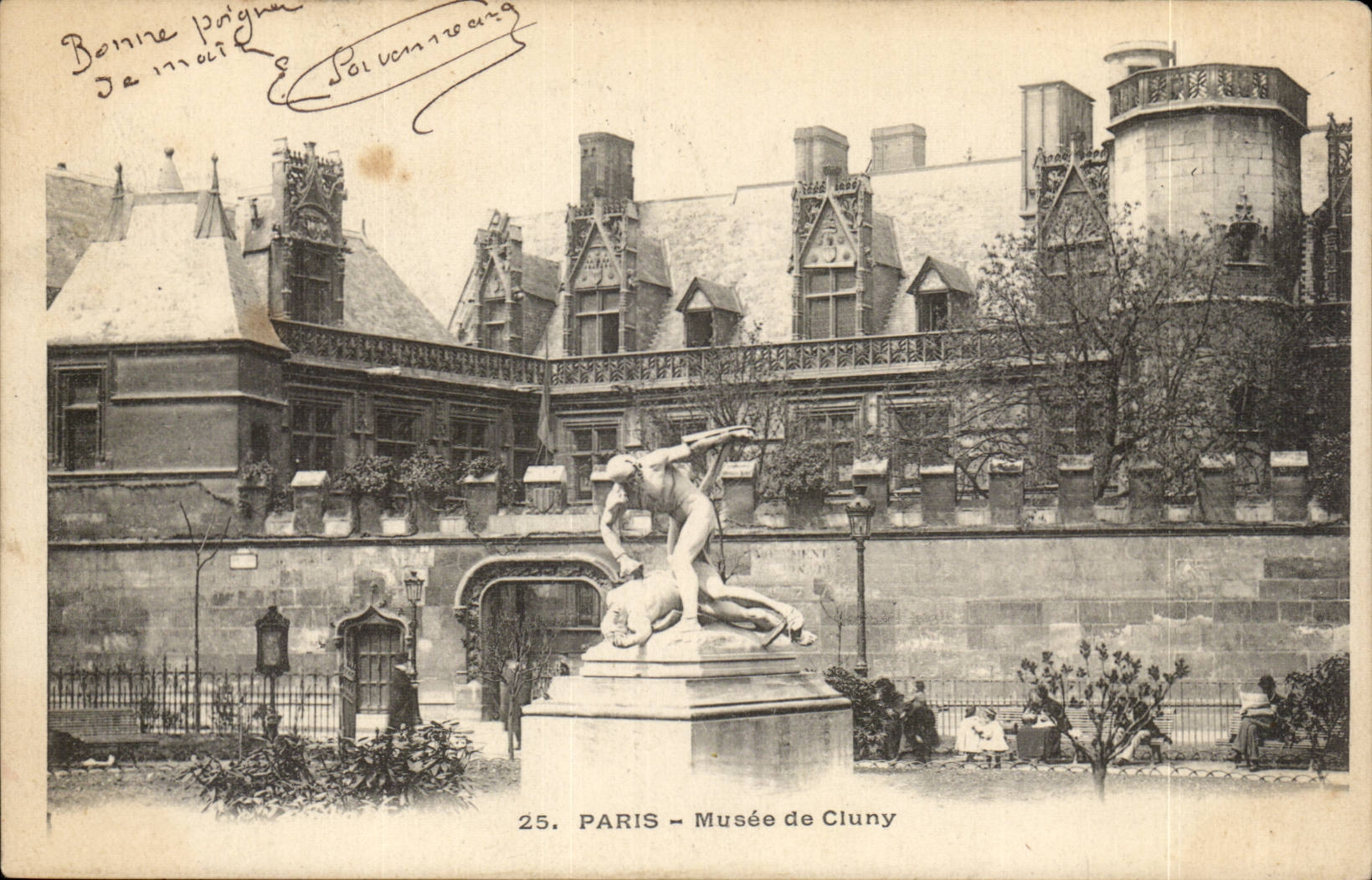 CPA Paris Musee de Cluny
