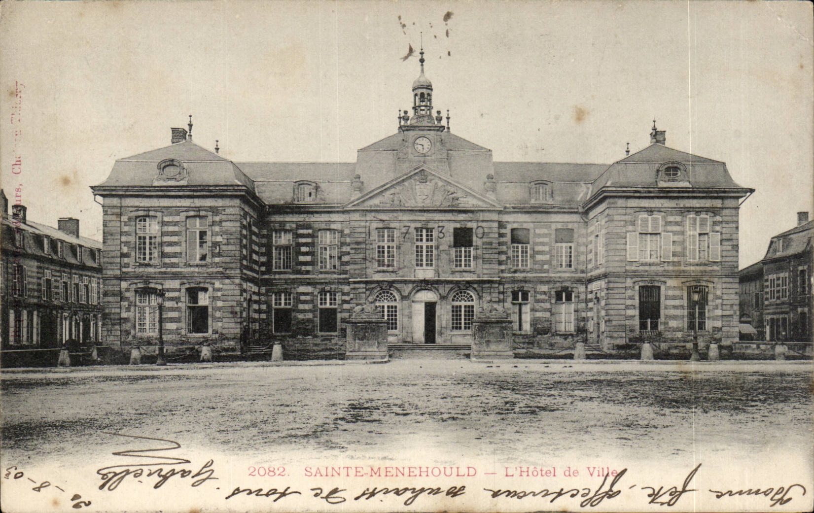 CPA Sainte Menehould L'hotel de ville