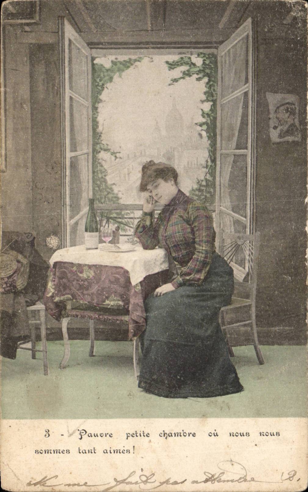 CPA Fantaisie Femme Costume