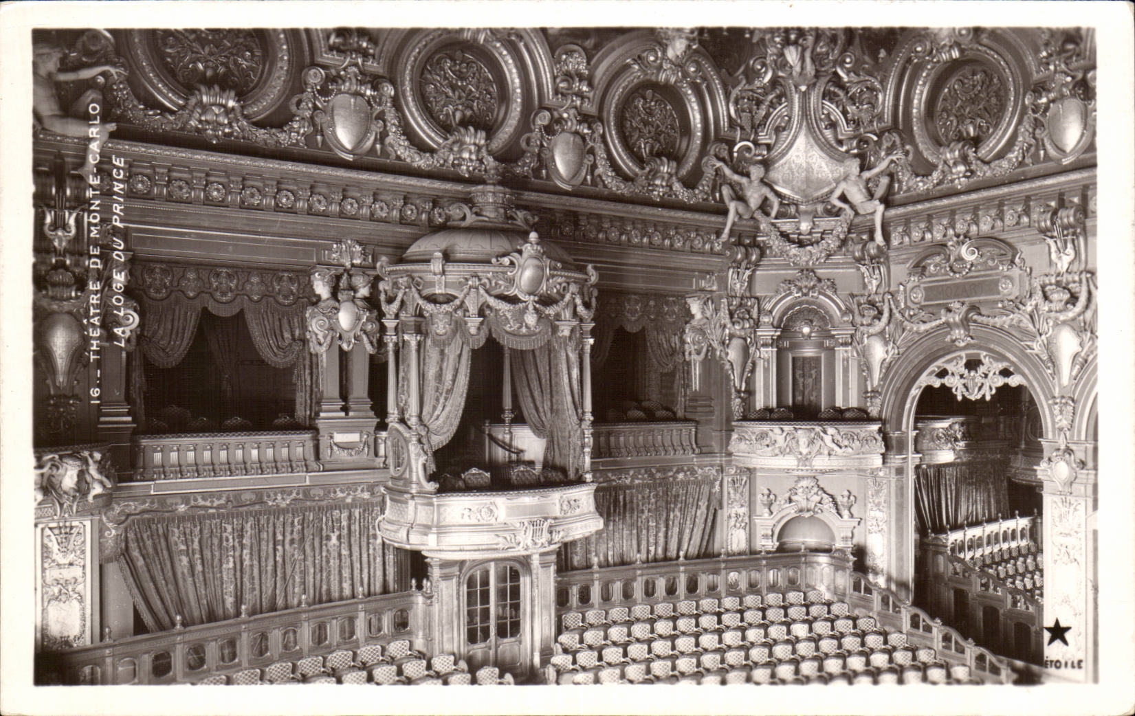 CPA Monaco Theatre de monte CArlo La loge du prince