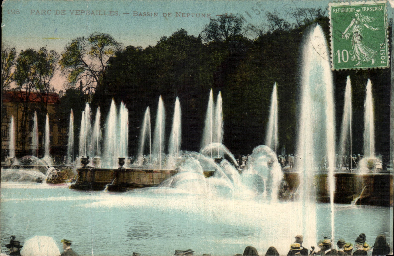 CPA Parc de Versailles Bassin de Neptune