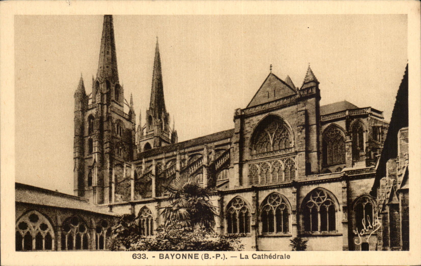 CPA Bayonne La cathedrale