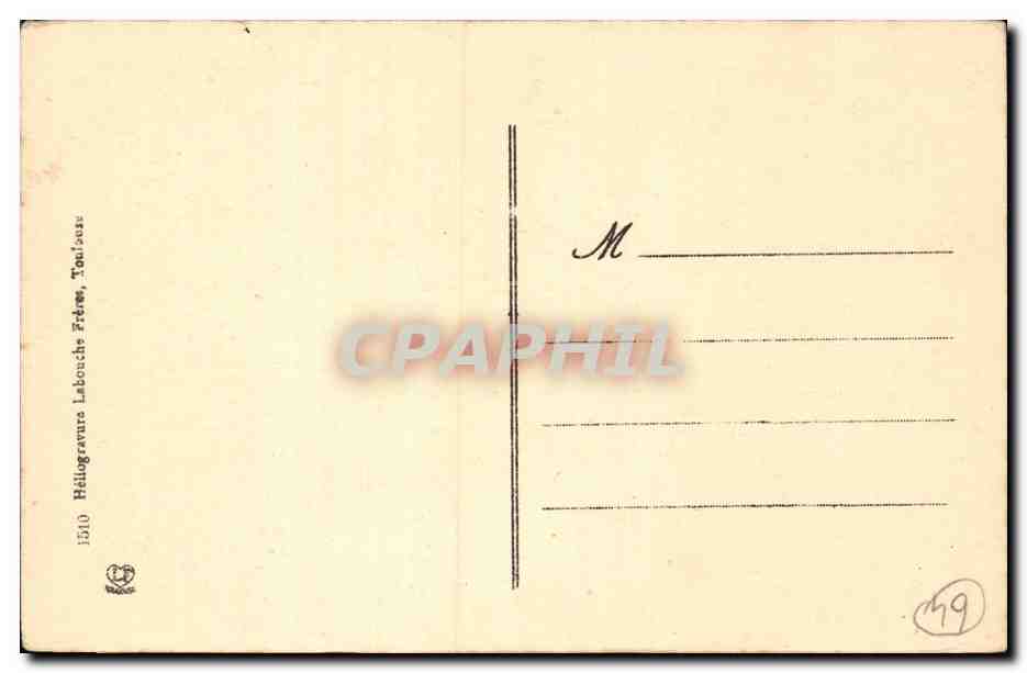 CPA Bayonne Abisde de la cathedrale — Verso