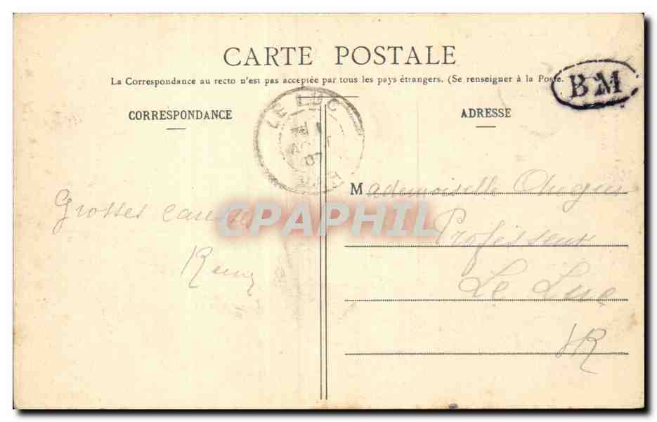 CPA Chartreuse de la Verne Porte Saint Bruno — Rückseite