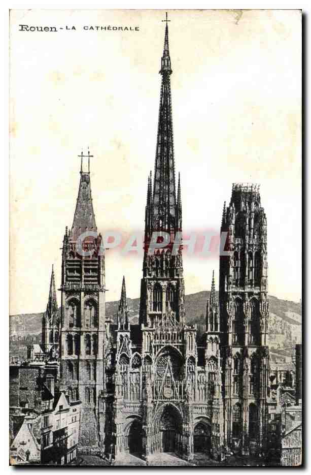 CPA Rouen La cathedrale