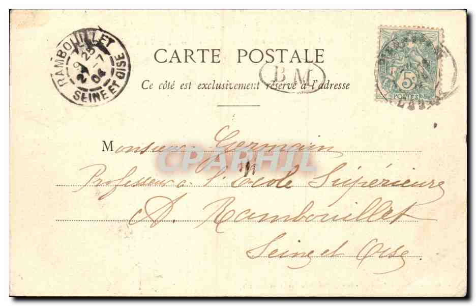 Vallée de la Truyère au Pont de Tréboul, près Pierrefort — L'Auvergne — Phototypie Baudel, St-Céré (Lot) — Rückseite