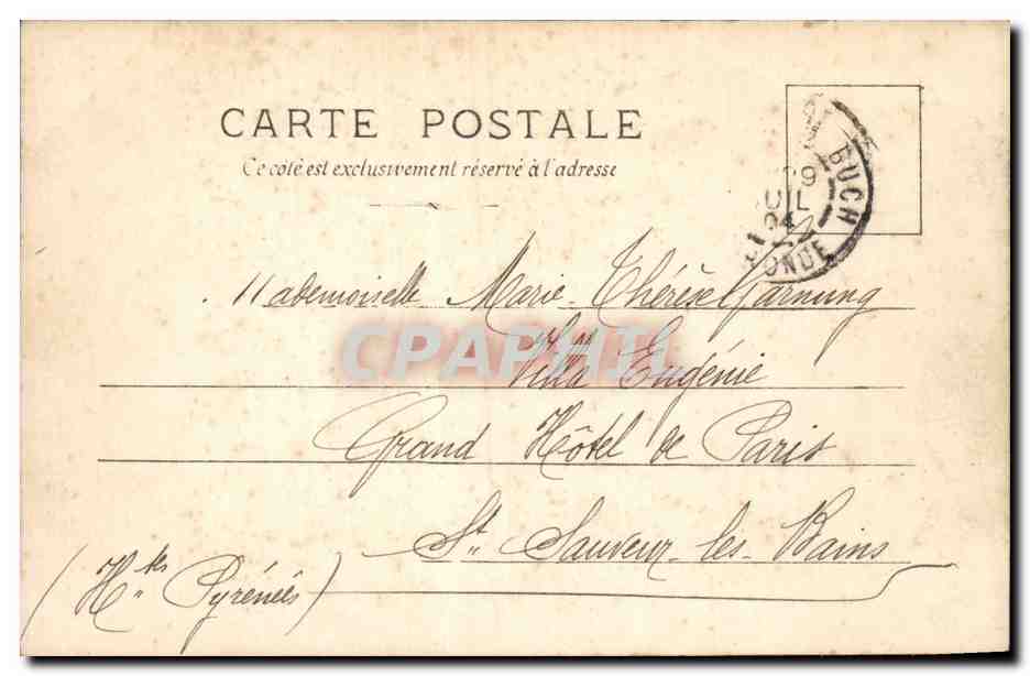 CPA Fantaisie Danses espagnoles Seguedille Folklore Danse — Rückseite