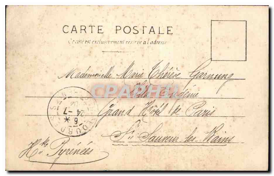 CPA Fantaisie Danses espagnoles Coquetterie Folklore Danse — Rückseite