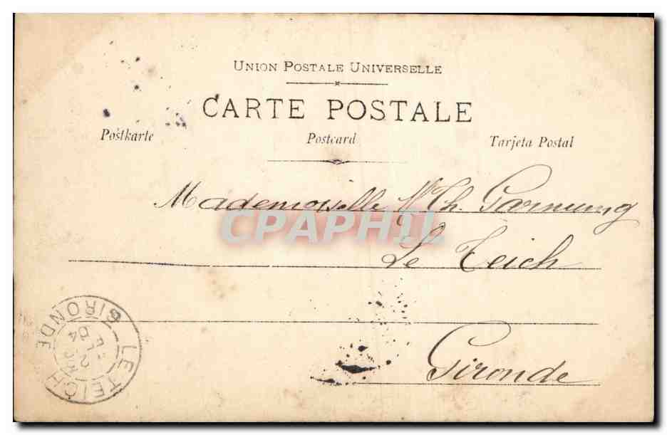Dryade — Serie SLIP 66 — editada por Rehlinger Paris — Reverso