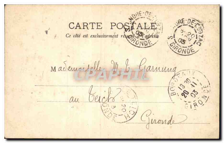 CPA Fantaisie Femme mmme Blanche Dupre — Rückseite
