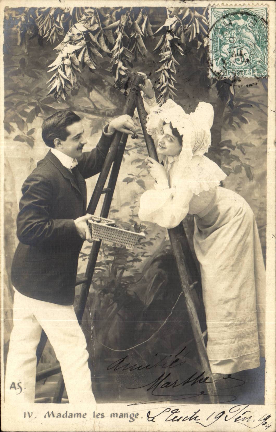CPA Fantaisie Femme 