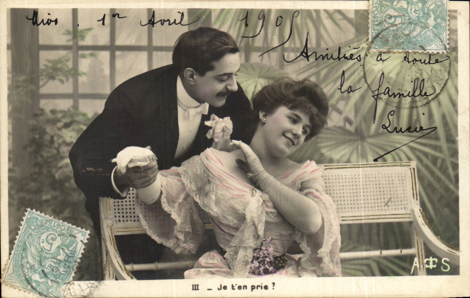 CPA Fantaisie Femme 