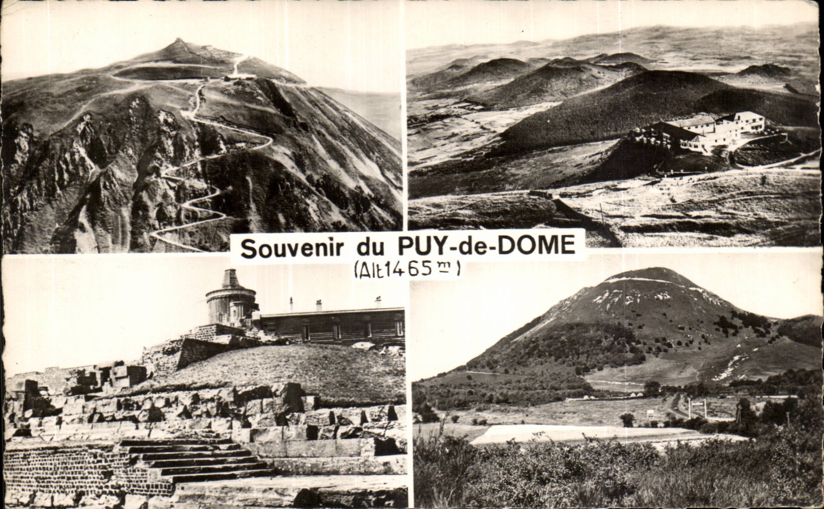 Puy-de-Dôme — Souvenir du PUY-de-DOME (Alt 1465 m) — Réal-Photo