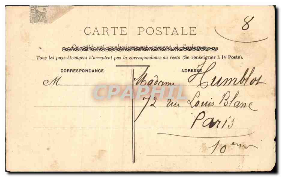 CPA Loches Porte du chateau cote exterieur — Rückseite
