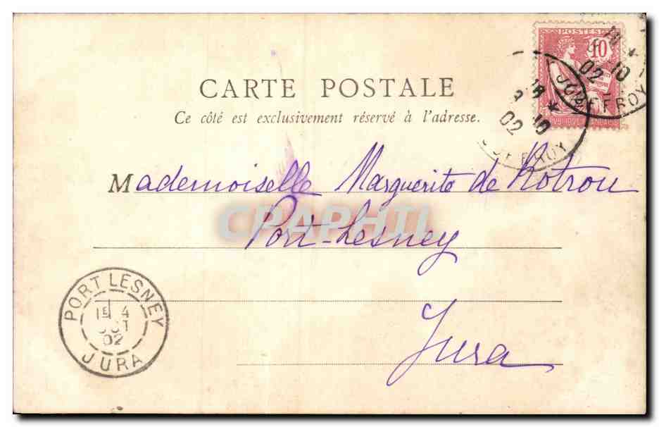 CPA Paris Musee du Luxembourg Cavelier La mere des Gracques — Rückseite