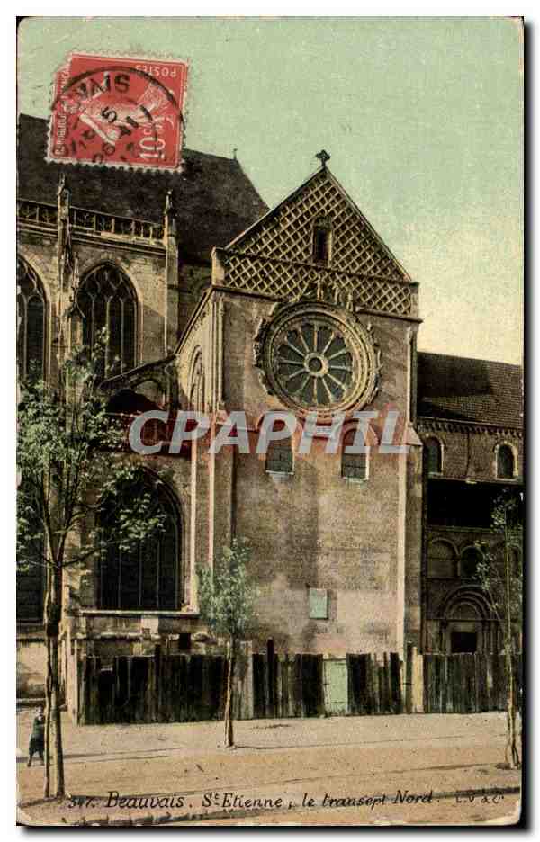 CPA Beauvais St Etienne Le transept nord