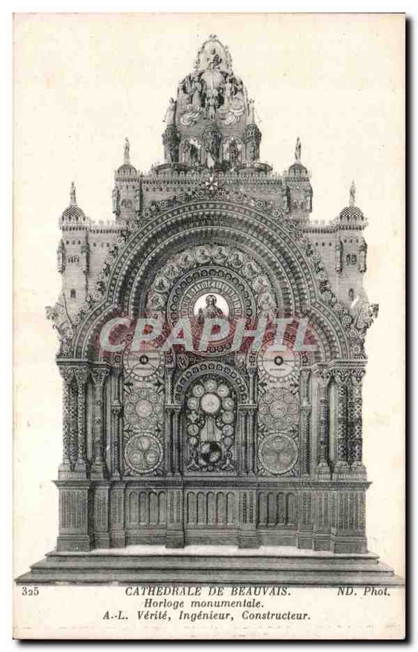 Cathédrale de Beauvais — Horloge monumentale — A.-L. Vérité, Ingénieur, Constructeur