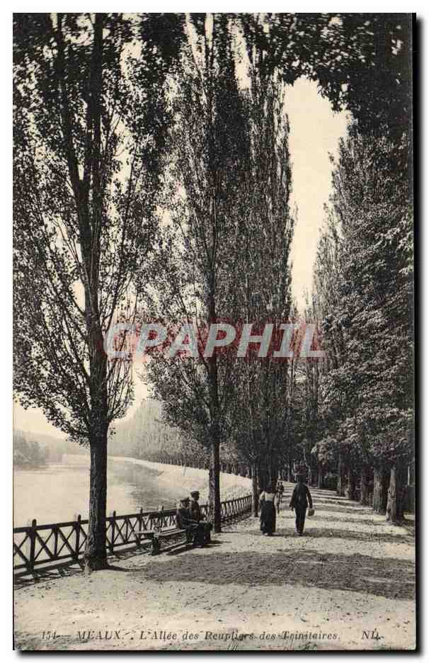 Meaux - L'Allée des Peupliers des Foinstaires — CPAPHIL N°154