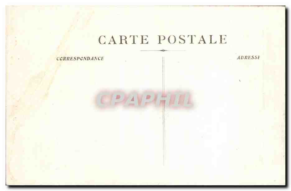 CPA Marseille Fontaine Cantini (place Castellane) — Rückseite