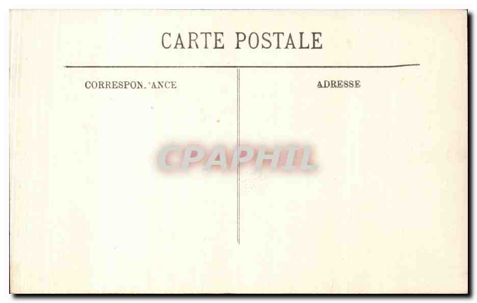 CPA Marseille Notre Dame de la Garde — Verso