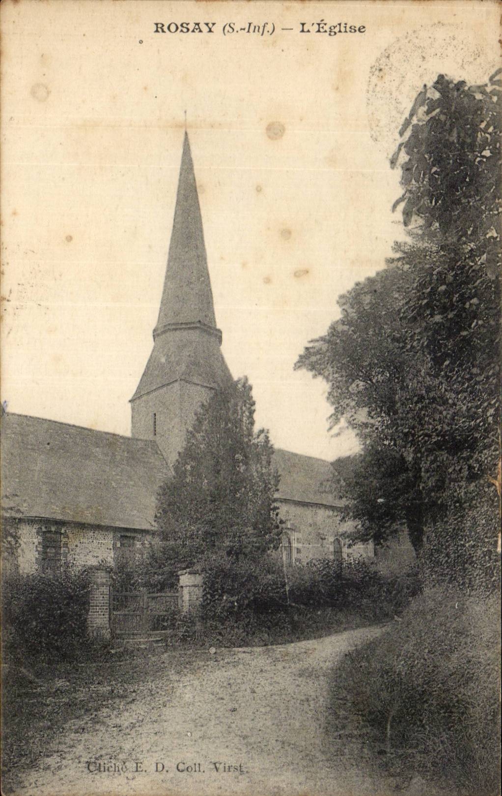 CPA Rosay L'eglise