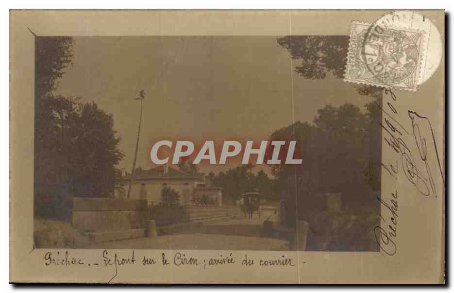 Brichac — Départ sur le Chemin pavé du courrier — éditeur non visible