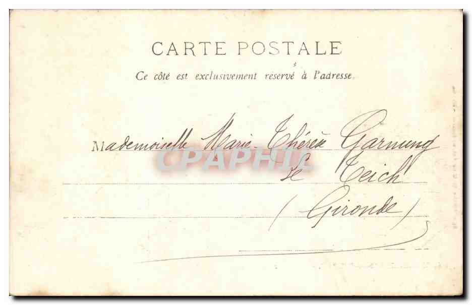 CPA Sauveterre de Guienne Pont de la Cous — Rückseite